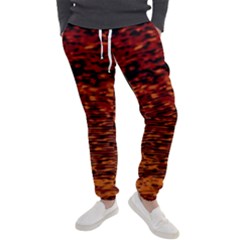 Red Waves Flow Series 2 Men s Jogger Sweatpants by DimitriosArt