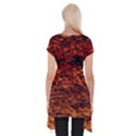 Red Waves Flow Series 2 Short Sleeve Side Drop Tunic View2