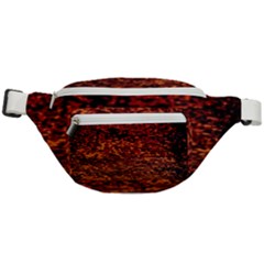 Red Waves Flow Series 2 Fanny Pack by DimitriosArt