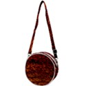 Red Waves Flow Series 2 Crossbody Circle Bag View1