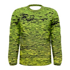 Green Waves Flow Series 1 Men s Long Sleeve Tee by DimitriosArt