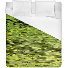 Green Waves Flow Series 1 Duvet Cover (california King Size) by DimitriosArt