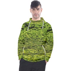 Green Waves Flow Series 1 Men s Pullover Hoodie by DimitriosArt