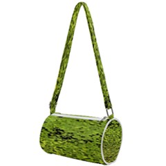 Green Waves Flow Series 1 Mini Cylinder Bag by DimitriosArt