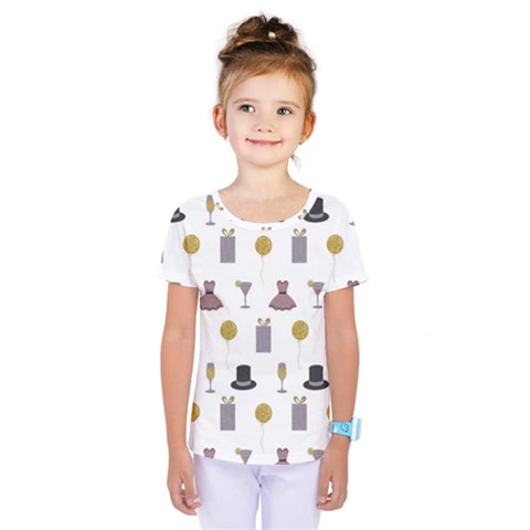 Shiny New Year Things Kids  One Piece Tee by SychEva