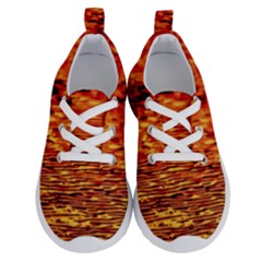 Red Waves Flow Series 2 Running Shoes by DimitriosArt