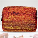 Red Waves Flow Series 2 Make Up Pouch (Medium) View1