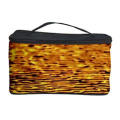 Gold Waves Flow Series 1 Cosmetic Storage by DimitriosArt