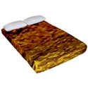 Gold Waves Flow Series 1 Fitted Sheet (California King Size) View2