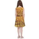 Gold Waves Flow Series 1 Kids  Skater Dress View4