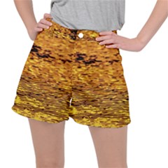 Gold Waves Flow Series 1 Ripstop Shorts by DimitriosArt