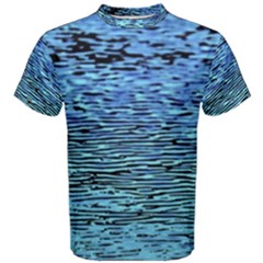 Blue Waves Flow Series 2 Men s Cotton Tee by DimitriosArt