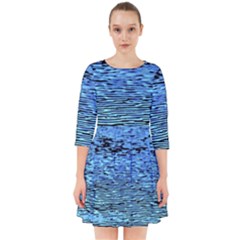 Blue Waves Flow Series 2 Smock Dress by DimitriosArt