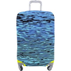 Blue Waves Flow Series 2 Luggage Cover (large) by DimitriosArt