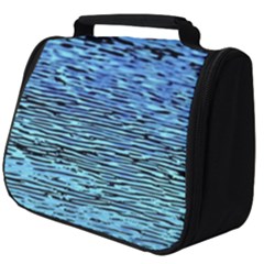 Blue Waves Flow Series 2 Full Print Travel Pouch (big) by DimitriosArt