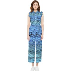 Blue Waves Flow Series 2 Women s Frill Top Chiffon Jumpsuit