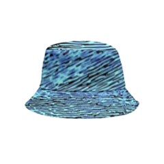 Blue Waves Flow Series 2 Inside Out Bucket Hat (kids) by DimitriosArt