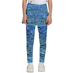 Blue Waves Flow Series 2 Kids  Skirted Pants by DimitriosArt