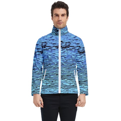 Blue Waves Flow Series 2 Men s Bomber Jacket by DimitriosArt