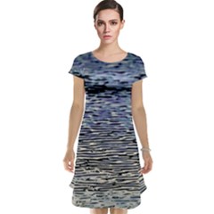 Silver Waves Flow Series 1 Cap Sleeve Nightdress by DimitriosArt