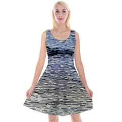 Silver Waves Flow Series 1 Reversible Velvet Sleeveless Dress