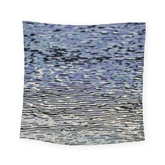 Silver Waves Flow Series 1 Square Tapestry (small)