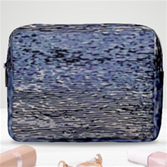 Silver Waves Flow Series 1 Make Up Pouch (large) by DimitriosArt