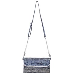 Silver Waves Flow Series 1 Mini Crossbody Handbag by DimitriosArt