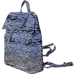 Silver Waves Flow Series 1 Buckle Everyday Backpack by DimitriosArt