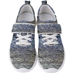 Silver Waves Flow Series 1 Men s Velcro Strap Shoes by DimitriosArt