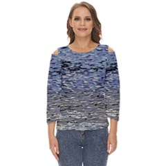 Silver Waves Flow Series 1 Cut Out Wide Sleeve Top