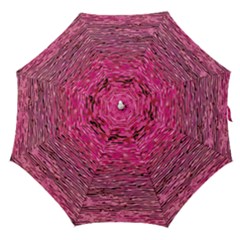 Pink  Waves Flow Series 1 Straight Umbrellas by DimitriosArt