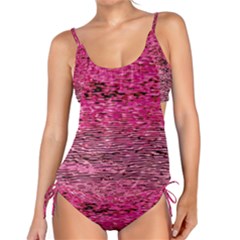 Pink  Waves Flow Series 1 Tankini Set by DimitriosArt