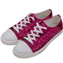 Pink  Waves Flow Series 1 Women s Low Top Canvas Sneakers View2