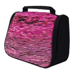 Pink  Waves Flow Series 1 Full Print Travel Pouch (small) by DimitriosArt