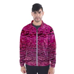 Pink  Waves Flow Series 1 Men s Windbreaker by DimitriosArt