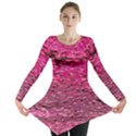 Pink  Waves Flow Series 1 Long Sleeve Tunic  View1