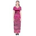 Pink  Waves Flow Series 1 Short Sleeve Maxi Dress View1