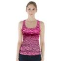 Pink  Waves Flow Series 1 Racer Back Sports Top View1