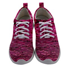 Pink  Waves Flow Series 1 Athletic Shoes by DimitriosArt