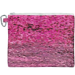 Pink  Waves Flow Series 1 Canvas Cosmetic Bag (xxxl) by DimitriosArt