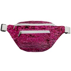 Pink  Waves Flow Series 1 Fanny Pack by DimitriosArt