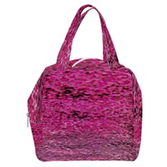 Pink  Waves Flow Series 1 Boxy Hand Bag by DimitriosArt