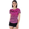 Pink  Waves Flow Series 1 Back Cut Out Sport Tee View1