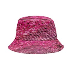 Pink  Waves Flow Series 1 Inside Out Bucket Hat by DimitriosArt