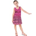 Pink  Waves Flow Series 1 Kids  Sleeveless Dress View1