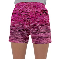 Pink  Waves Flow Series 1 Sleepwear Shorts by DimitriosArt