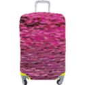 Pink  Waves Flow Series 1 Luggage Cover (Large) View1