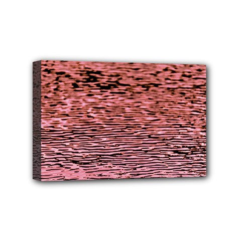 Pink  Waves Flow Series 2 Mini Canvas 6  X 4  (stretched) by DimitriosArt