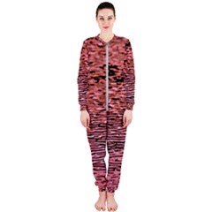 Pink  Waves Flow Series 2 Onepiece Jumpsuit (ladies) by DimitriosArt